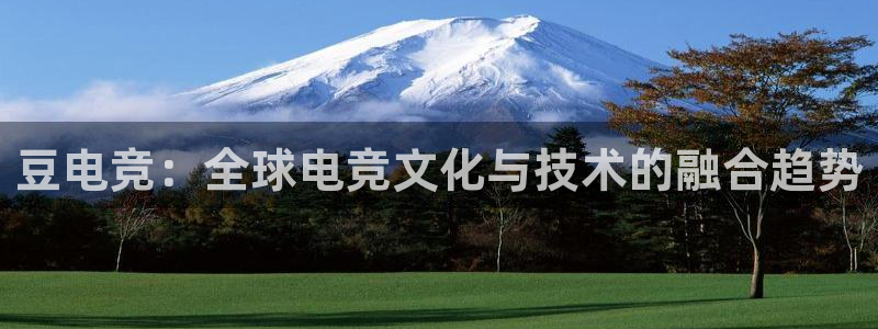 米兰电竞网站：豆电竞：全球电竞文化与技术的融合趋势