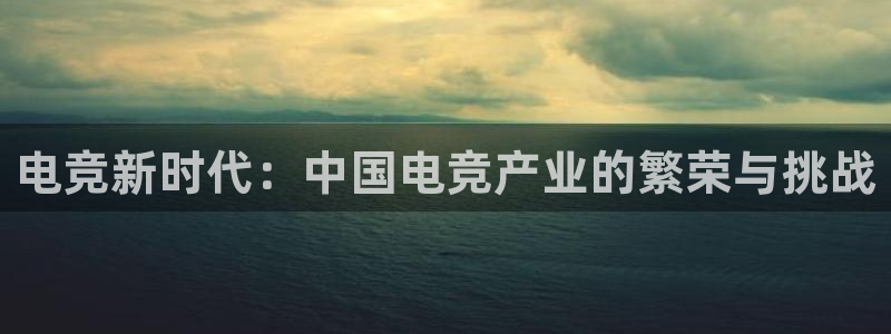米兰电竞登录入口：电竞新时代：中国电竞产业的繁荣与挑战