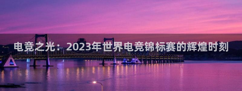 米兰电竞首页：电竞之光：2023年世界电竞锦标赛的辉煌时刻