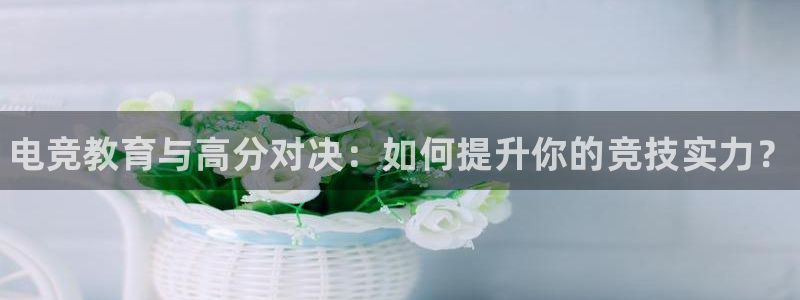 米兰电竞平台：电竞教育与高分对决：如何提升你的竞技实力？