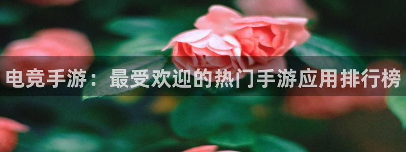 米兰电竞平台：电竞手游：最受欢迎的热门手游应用排行榜